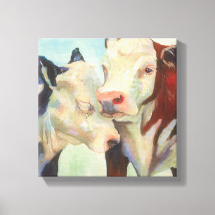 Toile Vaches amoureuses 3