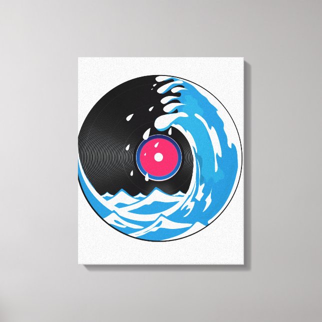 Toile Vague vinyle (Recto)