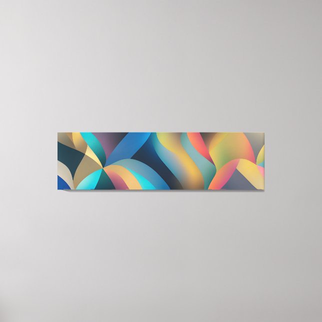 Toile Vagues Abstraites et tourbillons 29 (Recto)