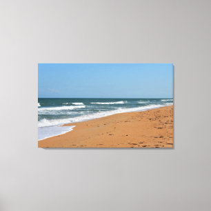 Toile Vagues de plage de crashage Paysage marin