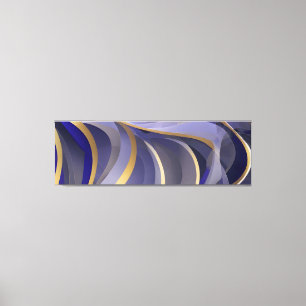 Toile Vagues fracturées du paysage marin Abstrait 07