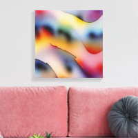 "Vagues réfractaires" Art Abstrait contemporain