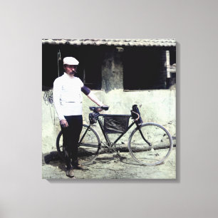 Toile Vainqueur du Tour De France 1903 Maurice Garin Col