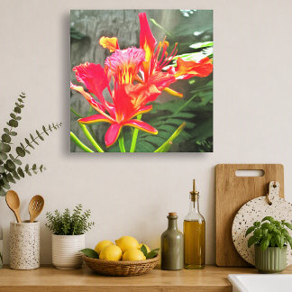 Toile Vallarta Flaming Beauty Tropical Floral 1583 Art