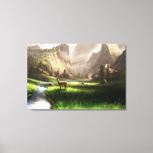 Toile Vallée de Deer (Recto)