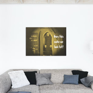 Toile Vampire Ancien Horreur Nosferatu Jaune