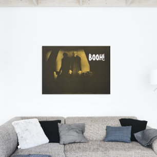 Toile Vampire d'horreur Nosferatu Jaune Booh