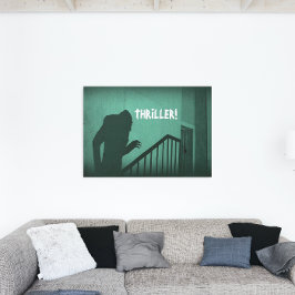 Toile Vampire Nosferatu Green Horror Thriller
