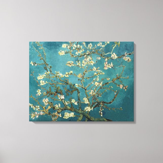 Toile Van Gogh - Arbre aux amandes en fleurs (Recto)