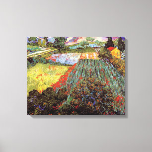 Toile Van Gogh - Champ aux coquelicots