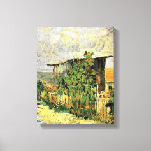 Van Gogh - Chemin Montmarte avec des tournesols,