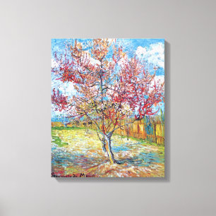 Toile Van Gogh - Peach Trees roses