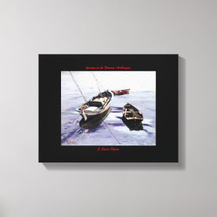 Toile Vedettes dans le Dock (A La Corogne)