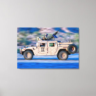 Toile VÉHICULE ROULÉ À HAUTE MOBILITÉ 24x36