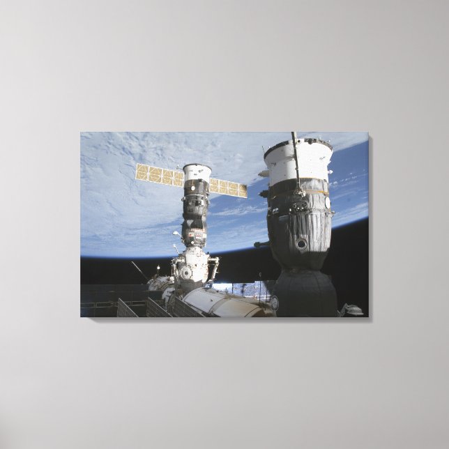 Toile Véhicules spatiaux Soyouz et Progress russes (Recto)