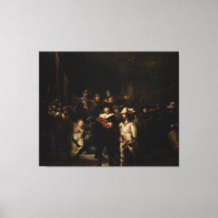 Toile Veille nocturne par Rembrandt