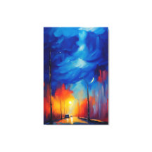 Veilleuse | peinture à l'huile