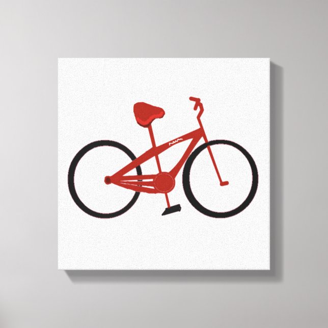 Toile Vélo Rouge (Recto)