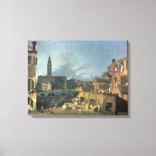 Toile Venise : Campo San Vidal et Santa Maria Carita