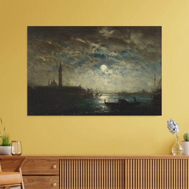 Toile Venise et le Campanile au Clair de Lune (Insitu(Salon))
