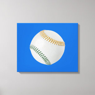Toile Ventilateur de baseball_couleur_couleur_lacets_go_