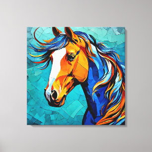 Toile Verre teinté de cheval