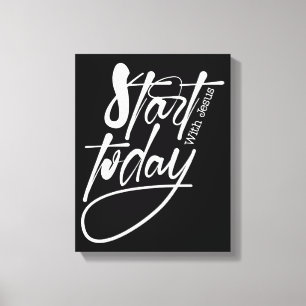 Toile Verset biblique chrétienne inspirant
