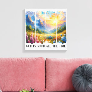 Toile Verset biblique chrétienne inspirant