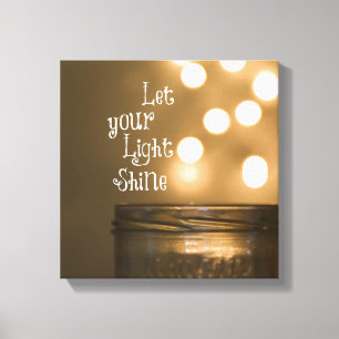 Toile Verset biblique inspirant Laissez votre lumière br