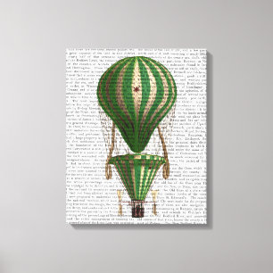 Toile Vert chaud à gradins de ballon à air