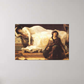 Toile Vert sauge géométrique abstrait moderne et assourd