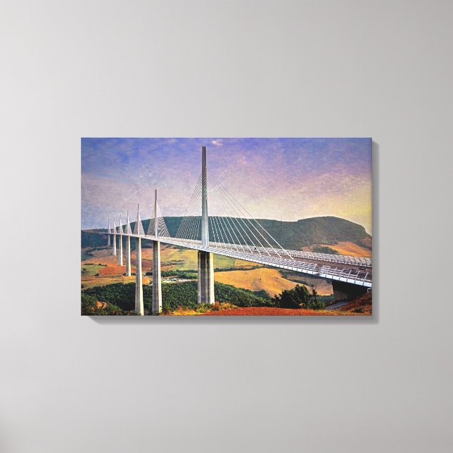 Toile Viaduc de Millau, France (Recto)