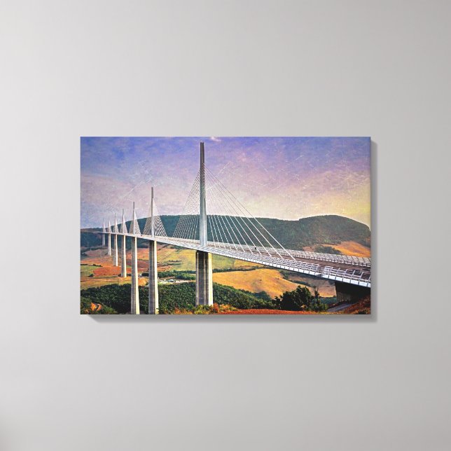 Toile Viaduc de Millau, France (Recto)