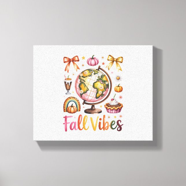 Toile Vibes d'automne (Recto)