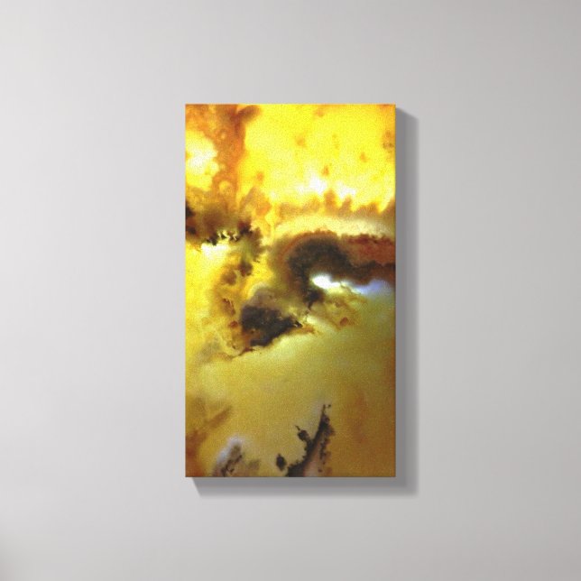 Toile Vibrant couleur Mossy Agate Photo Conçu (Recto)