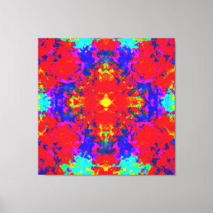 Toile Vibrant Couleurs vives Art Motif
