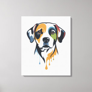 Toile Vibrant Lab Pop Art