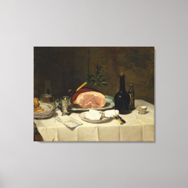 Toile Vie Toujours Avec Le Jambon (Recto)