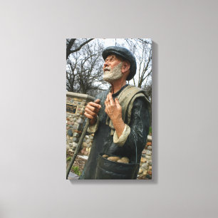 Toile Vieille statue de pomme de terre Sioux Falls SD Pa