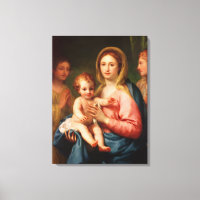 Vierge et enfant avec deux anges, 1770-73