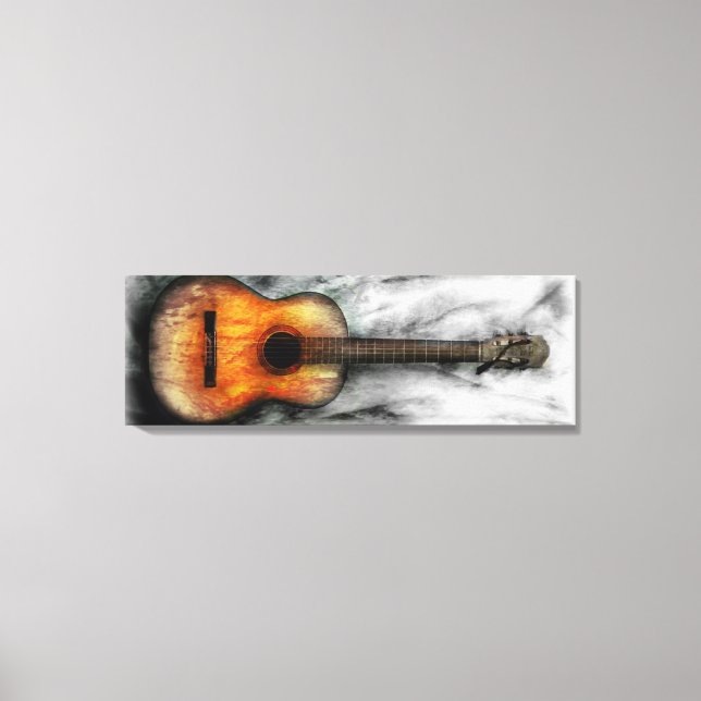 Toile Vieux tableau de guitare (Recto)