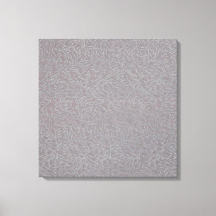 Toile Vignes Lavender Grey Embossées Leaf
