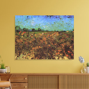 Toile Vignoble vert par Vincent van Gogh