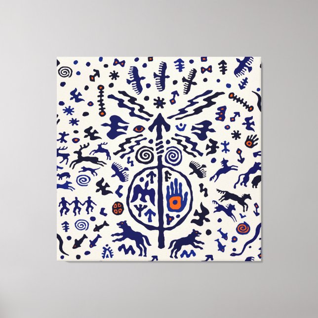 Toile Viking Shaman Ritual Talisman (Recto)