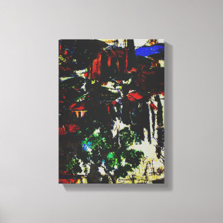 Toile Village de Cezanne à Gardanne