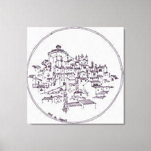 Toile Village de Haut de Cagnes   Provence, France