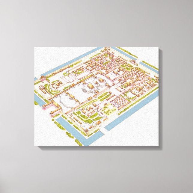 Toile Ville de Forbbiden Pékin (Recto)