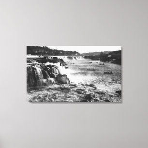 Toile Ville de l'Orégon, OU pêche saumonée sur