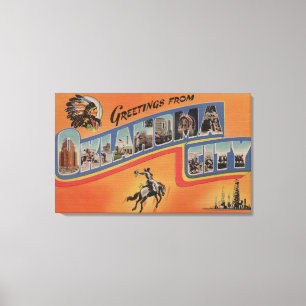 Toile Ville d'Oklahoma, l'Oklahoma - grandes scènes de
