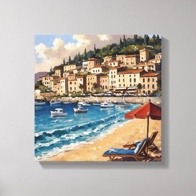 Toile Ville portuaire (Recto)